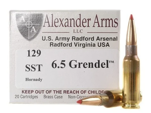 Alexander Arms 6.5 Grendel ammo